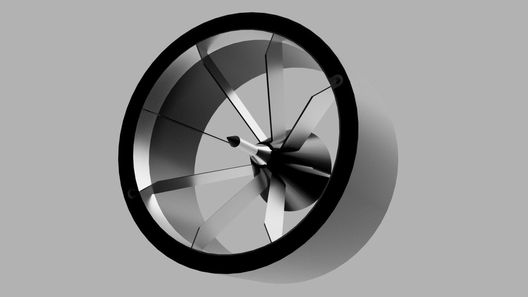 Exploded view of the scoring blades