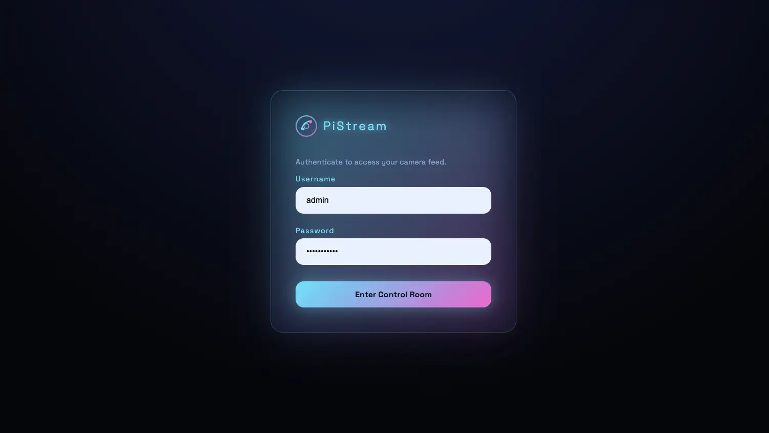 Raspberry Pi Live Camera Feed